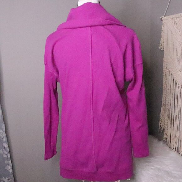 Calvin Klein | Waffle Knit Cowl Neck Tunic Top Small - Picture 5 of 8